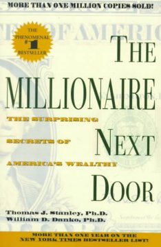 The millionaire next door : the surprising secrets of America's wealthy  Cover Image