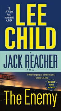 The enemy : a Reacher novel  Cover Image